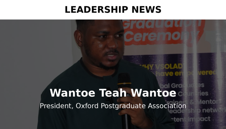 Wantoe Teah Wantoe Announces 52 Scholarships for Certificate Programs at Visionary School of Leadership and Development